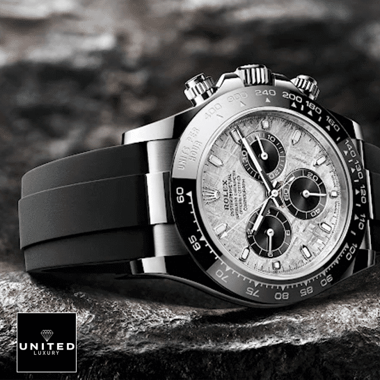 Rolex Cosmograph Daytona White Gold Meteorite 116519LN Replica - Image 4