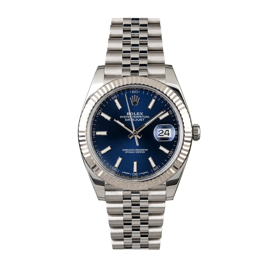 Rolex-Datejust-41mm-Stainless-Steel-126334-Blue Rolex Datejust