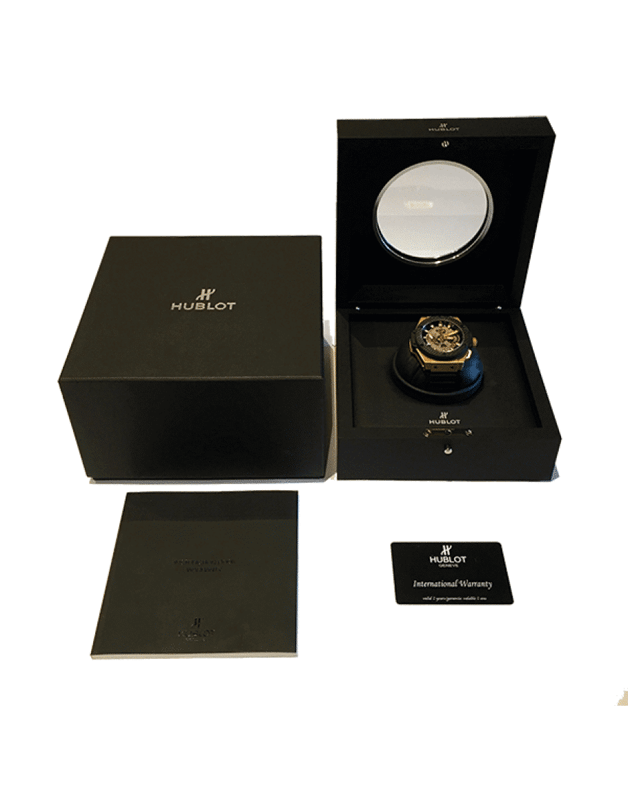 hublotbox-910x1157 Hublot Watch Box & Papers Presentation Set Signature Copy Edition - Image 1