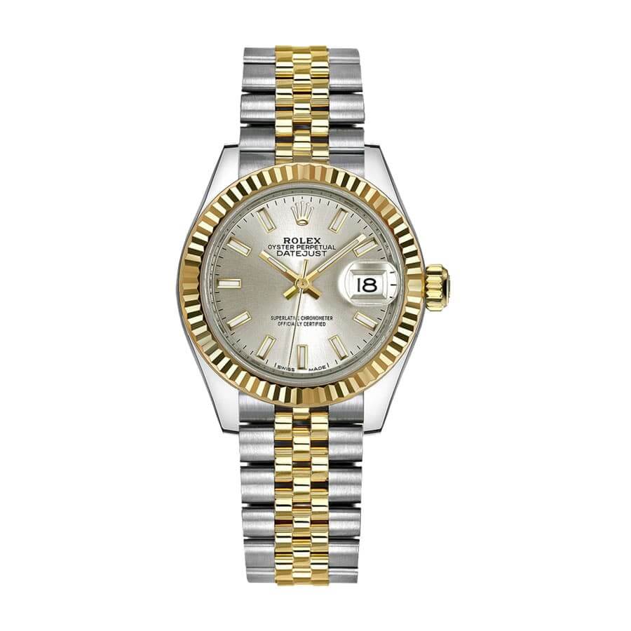 rolex-datejust-28mm-279173-steel-yellow-gold-automatic-silver-dial-replica