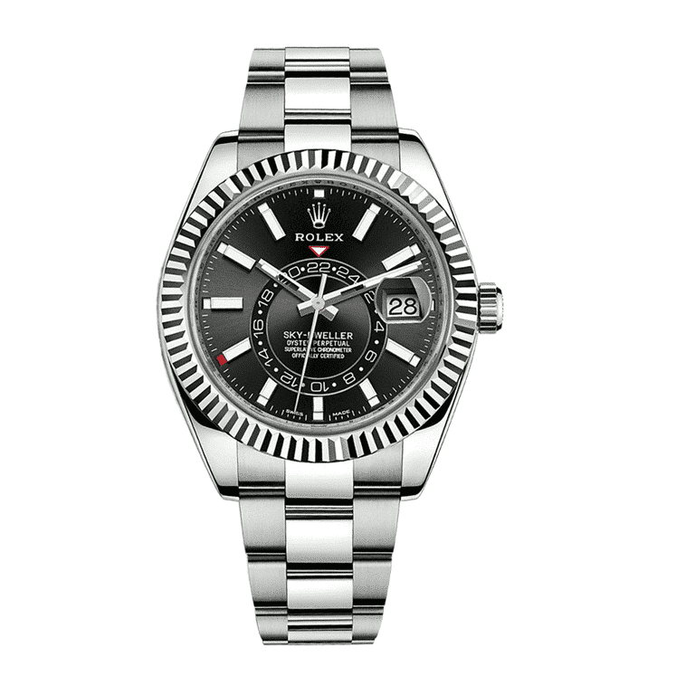 rolex-sky-dweller-black-dial-326934-replica Rolex Sky Dweller